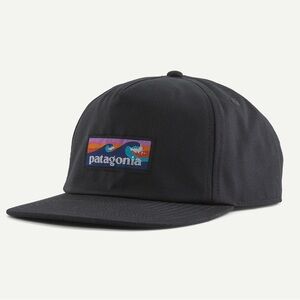 Patagonia Black Hat with Multicolor Logo